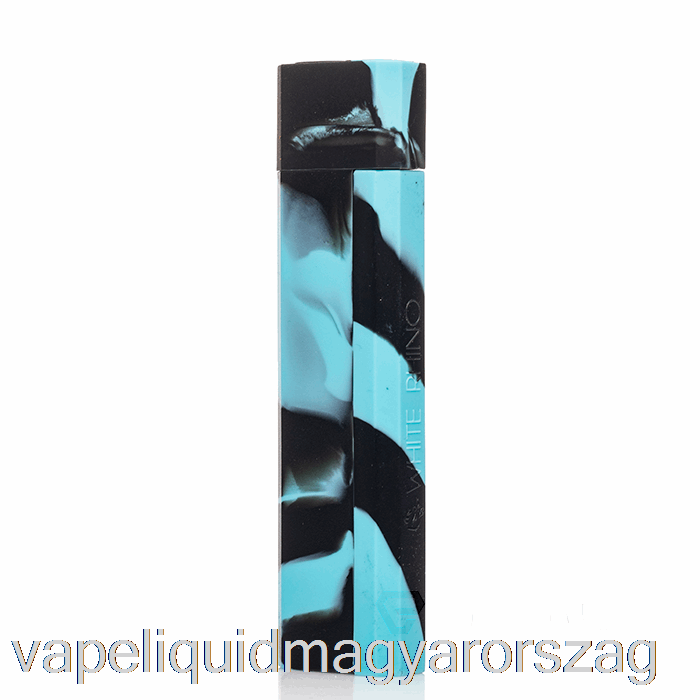 Fehér Orrszarvú Szilikon Da Out [pyrex] Türkiz Fekete Vape Toll